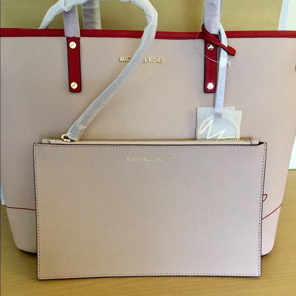 🌿Michael Kors Jet Set Travel Large Drawstring NWT - Picture 6 of 8